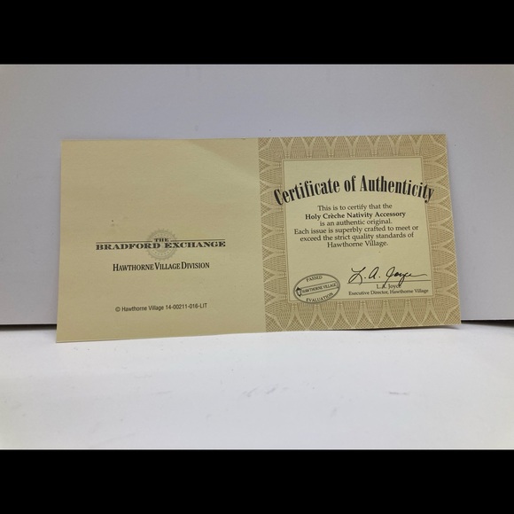 Holy Crèche Nativity Accessory Thomas Kinkade. - Picture 2 of 13